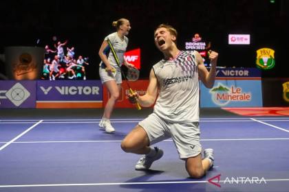 Gicquel/Delrue buka sejarah emas Prancis di Kejuaraan Dunia