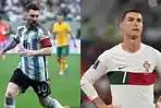 Daftar Prestasi dan Rekor Lionel Messi di Timnas yang Dibandingkan dengan Cristiano Ronaldo