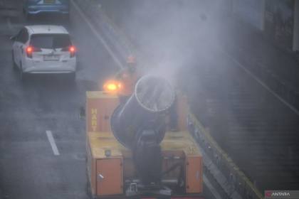 DKI sebut pengoperasian "water mist" kurangi sebaran abu vulkanik