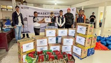 Waskita Karya Salurkan Ribuan Bantuan ke Warga Terdampak Gempa NTT