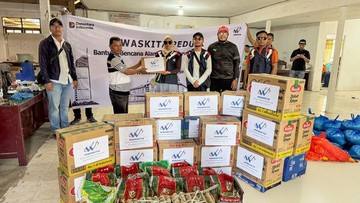 Waskita Karya Salurkan Ribuan Bantuan ke Warga Terdampak Gempa NTT