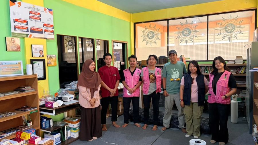 Taman Pustaka Pulang Pisau Buka Rumah Aman Asap untuk Warga