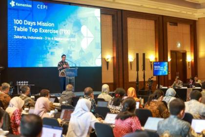 RI negara ketiga penguji target vaksin 100 hari mitigasi pandemi baru