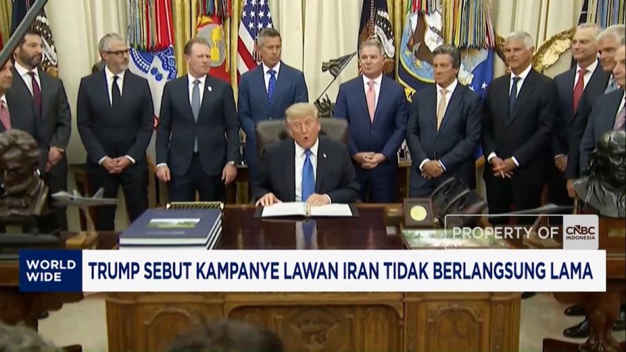 Video: Trump Sebut Kampanye Lawan Iran Tidak Akan Berlangsung Lama