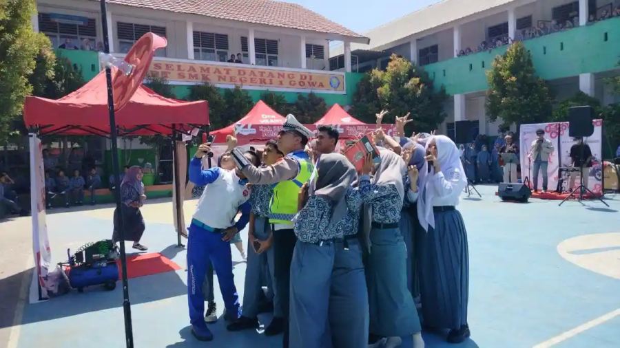 Asmo Sulsel Bawa Honda Hype School ke Sekolah, Ada Pameran Motor hingga Edukasi Safety Riding