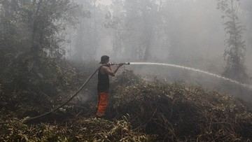 Hotspot Karhutla di Kalteng Bertambah 876 Titik, Jarak Pandang 1 Km