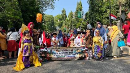 Pawai Budaya Nusantara, 80 Siswa TK ABA 7 Kenalkan Ragam Budaya Indonesia