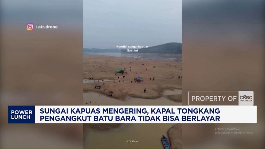 Video: Sungai Mengering, Ikan Mati hingga Tongkang Batu Bara Terhenti