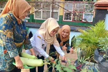 Kelurahan Pinang Ranti Jaktim olah daun kering jadi pupuk organik