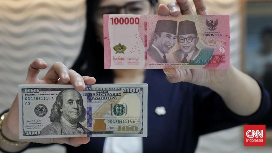 Rupiah Ditutup Melemah ke Rp17.721 per Dolar AS Sore Ini