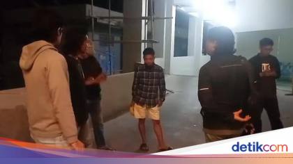 Remaja Kena Busur di Kepala Saat Melintas di Jalan Sultan Alauddin Makassar