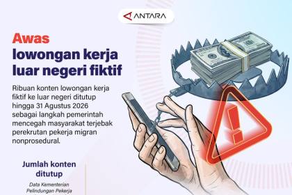 Awas lowongan kerja luar negeri fiktif