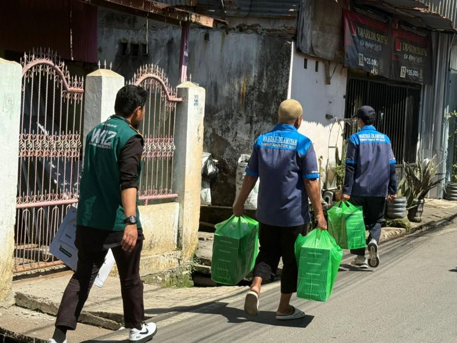 Bantu Warga Rentan Tallo, WIZ Salurkan Paket Tebar Fidyah Nusantara di Pannampu