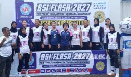 SMA Al-Nur Cibinong Sabet Juara 1 Voli Putri BSI Flash 2027 Bogor Raya