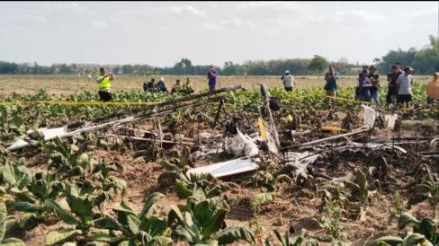 Pilot dan Seorang Penumpang Selamat dari Insiden Pesawat Jatuh di Blora