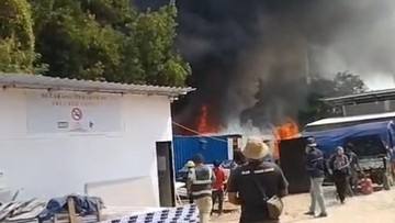 Kebakaran Bedeng Logistik Dekat RS PIK Padam, Diduga Akibat Korsleting