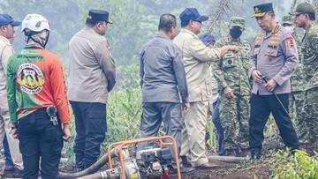 Safari Prabowo Cek Penanganan Karhutla di Sederet Provinsi
