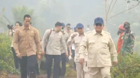Karhutla Makin Meluas, Prabowo Perintahkan Satu Komando dan Bidik Konsesi Bermasalah