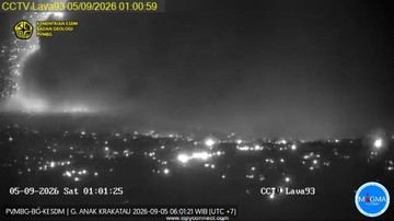 Erupsi Anak Krakatau Serupa Lava Fountain, Warga Diimbau Jauhi Radius 3 Km