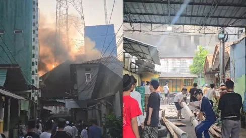 Lurah Kebon Jeruk Konfirmasi Tak Ada Korban dalam Kebakaran Gudang Properti Stasiun TV