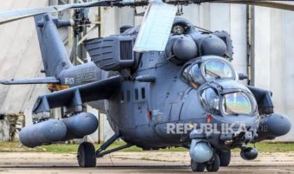 TNI AD Terima Dua Helikopter Mi-35M Baru dari Rusia