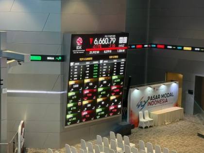 IHSG Sesi I Turun Tipis ke 6.660, PTSP-AGAR di Jajaran Top Losers