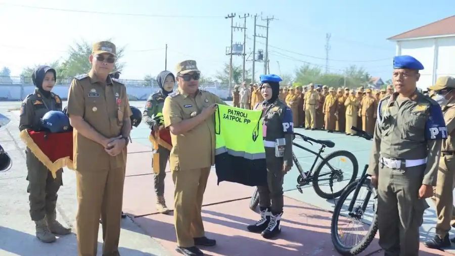 Bupati Daeng Manye Launching SI PATROL, 15 Petugas Naik Sepeda Siap Pantau Kawasan Perkotaan Takalar
