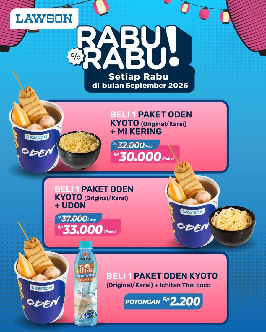 Promo Lawson September 2026, Ada Promo Rabu, Diskon Kebutuhan Harian, dan Cashback