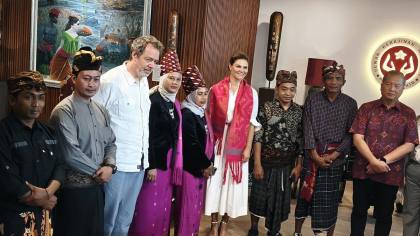 Kunjungi Lombok, Putri Mahkota Swedia Saksikan Kisah Warga Bangkit Pascagempa