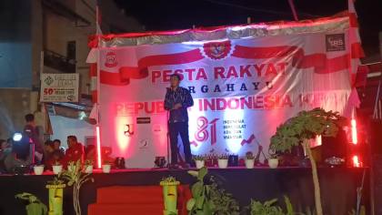 ‎Melalui Pesta Rakyat, Lurah Gunung Sari Ajak Kolaborasi Warga Songsong Lomba Kelurahan Nasional‎