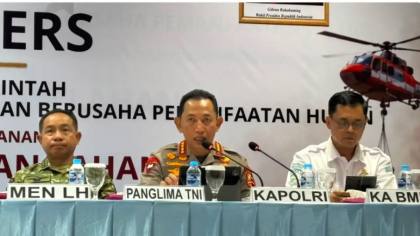 Polri Tetapkan 138 Tersangka Kasus Karhutla, 8 Korporasi Masih dalam Proses