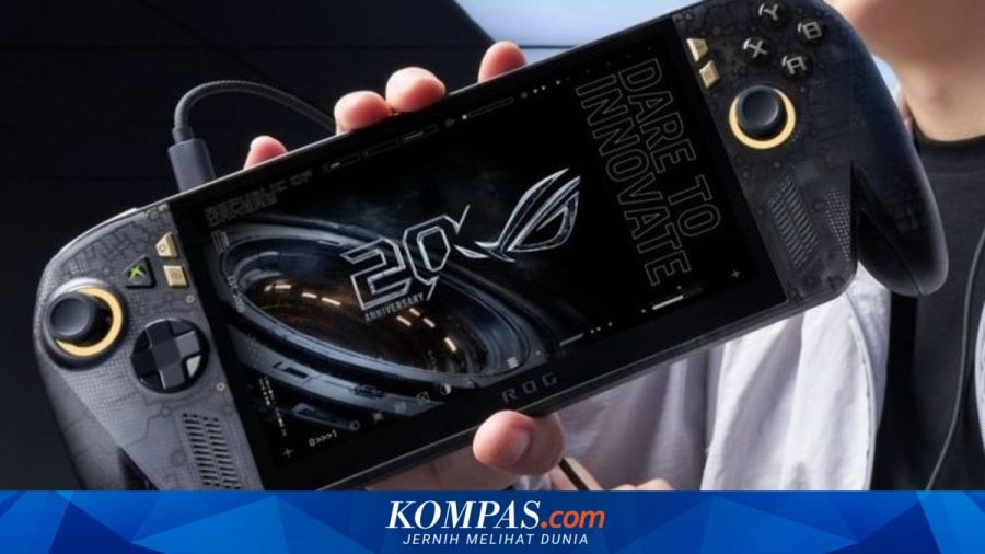Asus Xbox ROG Ally X20 Resmi, Konsol Genggam dengan Bodi Transparan dan Layar OLED 120 Hz