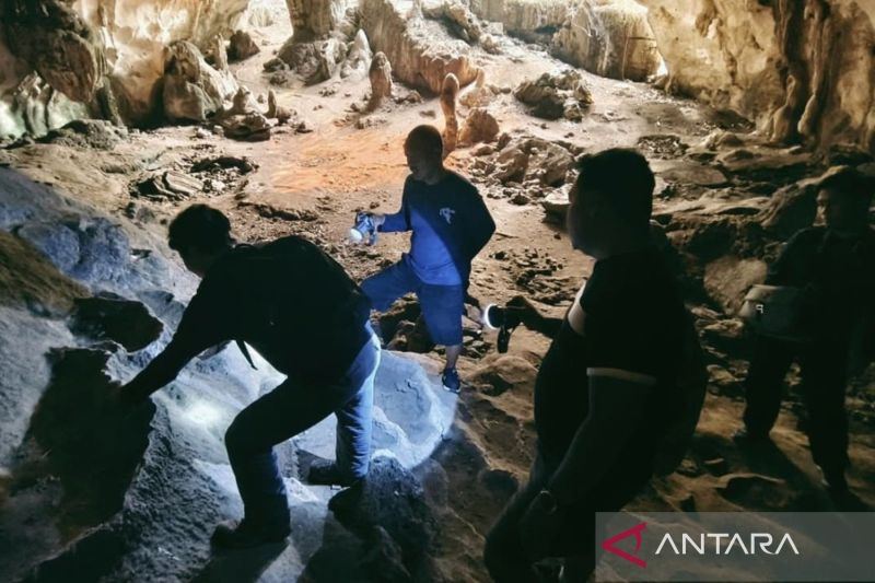 Geopark Meratus jajaki wisata edukasi dan konservasi di Gua Batu Hapu