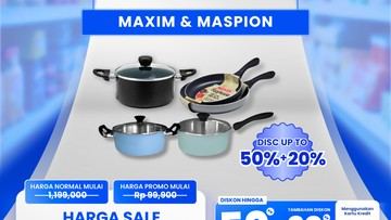 Cuma di Transmart Full Day Sale! Beli Alat Masak Jadi Semurah Ini