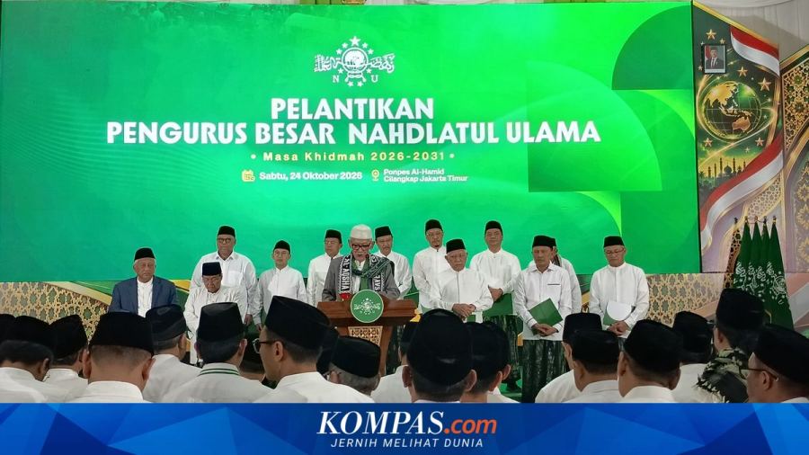 Pengurus PBNU 2026–2031 Resmi Dilantik, Miftachul Akhyar Pimpin Baiat