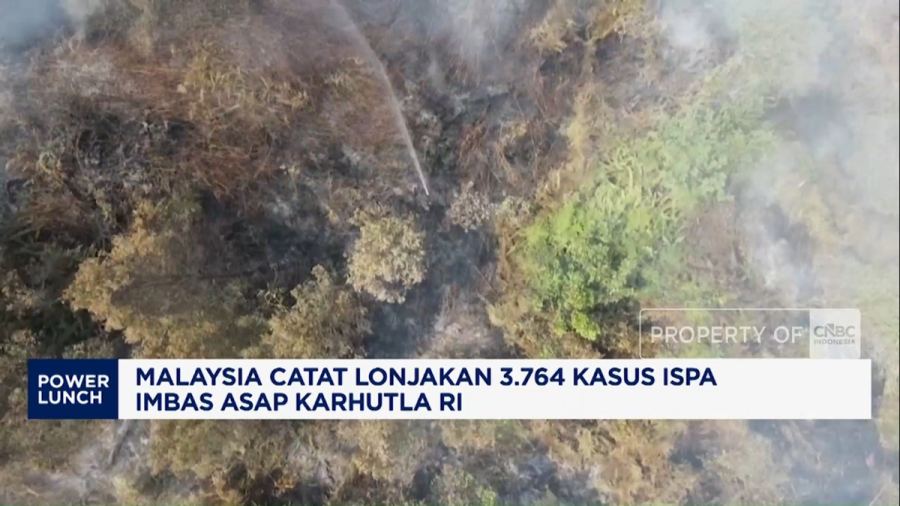 Video: Malaysia Catat Lonjakan 3.764 Kasus ISPA Imbas Asap Karhutla RI