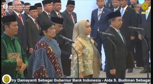 Sah! Destry Damayanti Resmi Dilantik Sebagai Gubernur BI