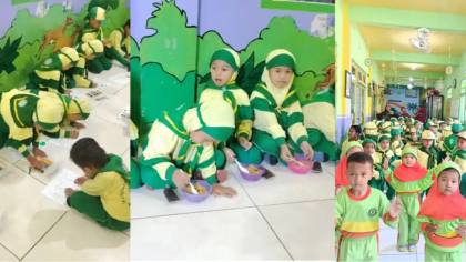 Pandu Tunas Athfal KB dan TK Aisyiyah Padangbandung Belajar Berbagi dan Berkarya