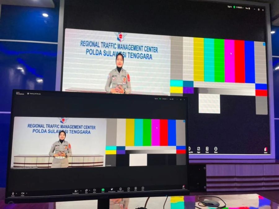 Arus Pagi Kendari Ramai dan Terkendali, Ditlantas Sultra Pantau CCTV | LPP RRI