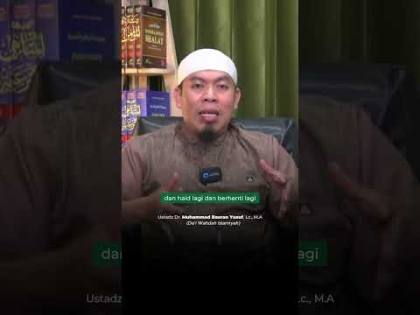 Jadwal Haid Maju-Mundur? Ini Hukumnya dalam Islam! | Ustadz Dr. Muhammad Basran Yusuf, Lc., M.A