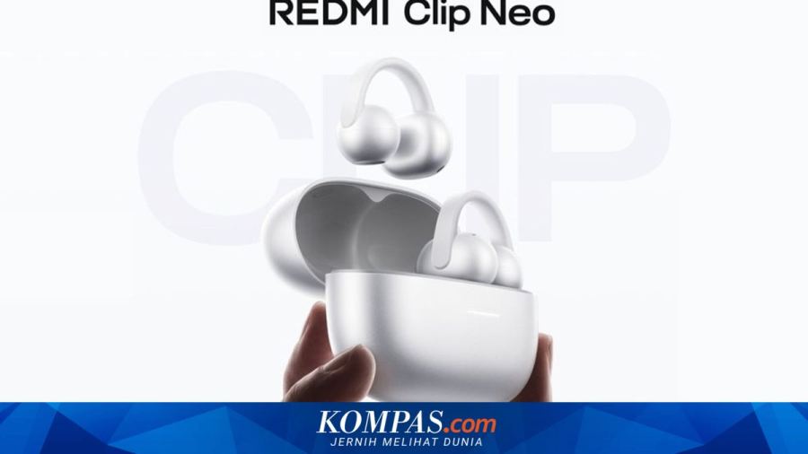 Redmi Clip Neo Resmi, Earbuds Jepit Telinga Baterai hingga 32 Jam