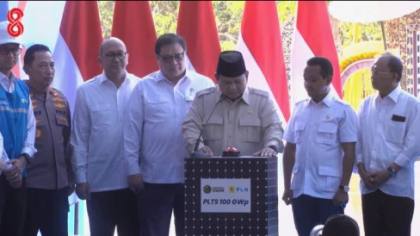 Presiden Prabowo Resmi Luncurkan PLTS 100 GWp, Target Rampung dalam Tiga Tahun