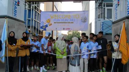 Mengikuti Fun Run Mu IPM SMP Muhammadiyah 1 Kota Malang