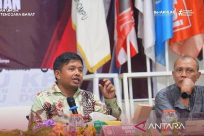KPU minta parpol NTB bersihkan data anggota sebelum verifikasi pemilu