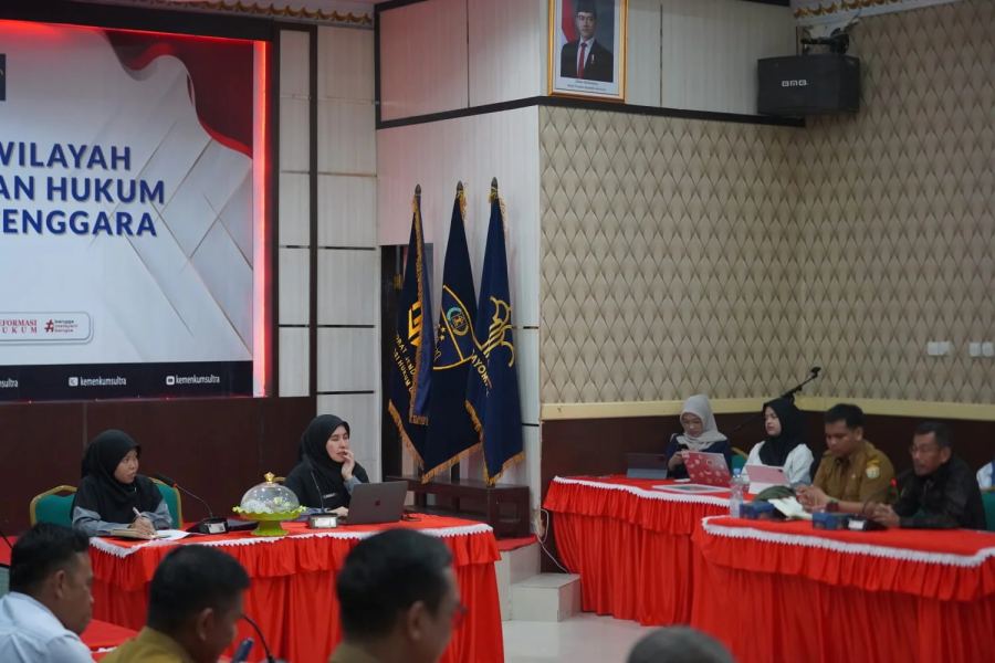 Sinergi Lintas Sektor di Kanwil Kemenkum Sultra, FGD Penguatan Ekosistem KI | LPP RRI