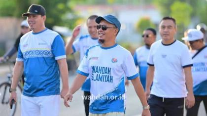 Road to Muktamar V, Wahdah Islamiyah Gorontalo Tunjukkan Kiprah Lewat Fun Walk