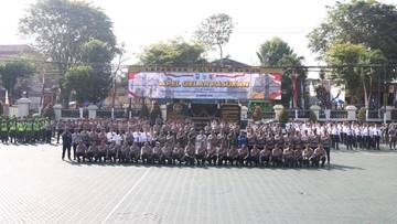 Polres Malang Gelar Apel Kamtibmas, Perkuat Pengamanan Wilayah