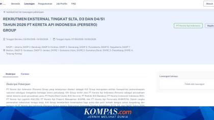 KAI Buka Open Recruitment Eksternal, Ini Link dan Cara Daftarnya