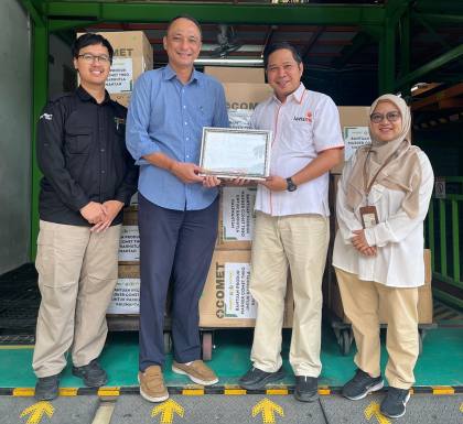 Peduli Bencana Karhutla, PT Alifindo Mitra Bersama Salurkan 34 Ribu Masker Lewat Lazismu