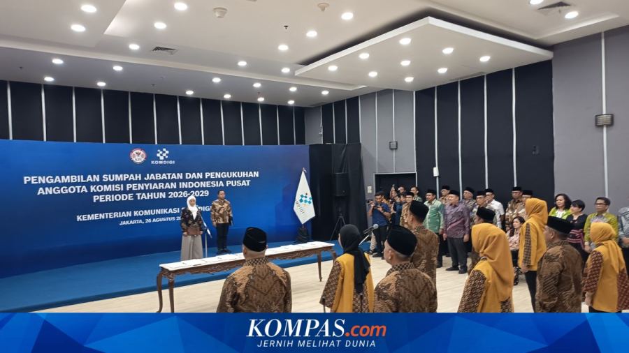 Menteri Komdigi Kukuhkan Sembilan Anggota KPI Pusat Periode 2026-2029